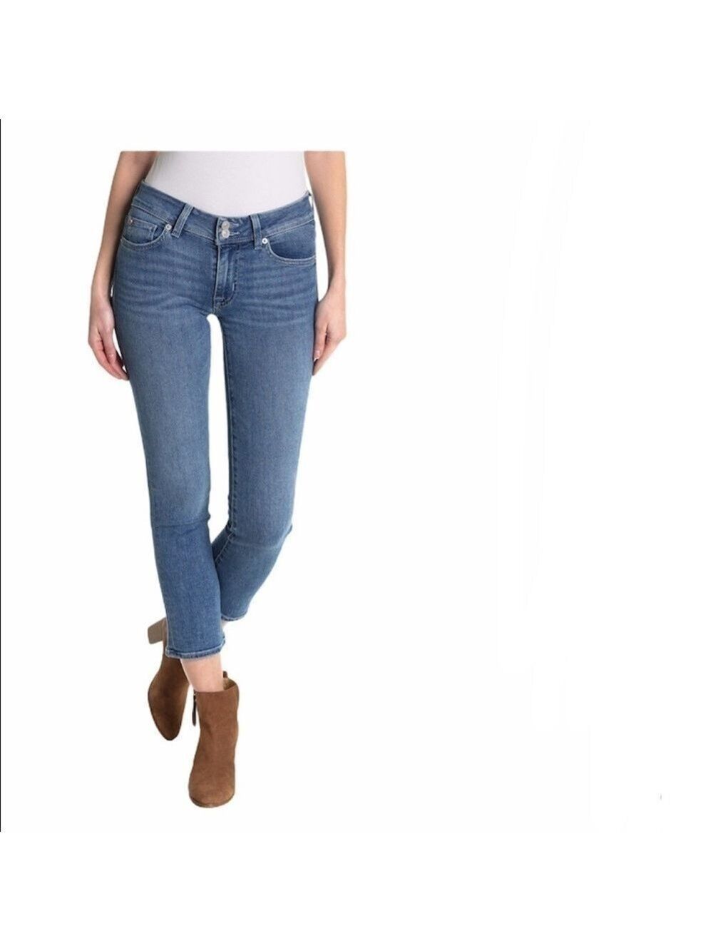 HUDSON Ginny Straight Cropped Jeans size 27
